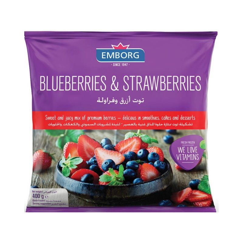 Emborg Blueberries & Strawberries 400g